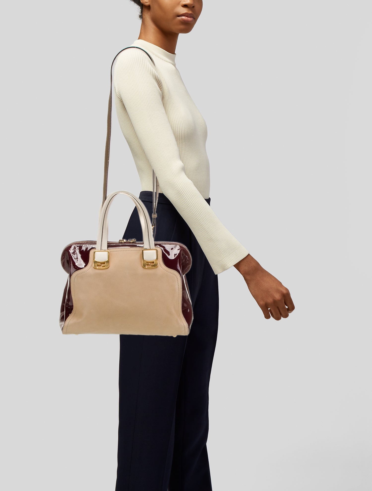 Fendi Leather Shoulder Bag