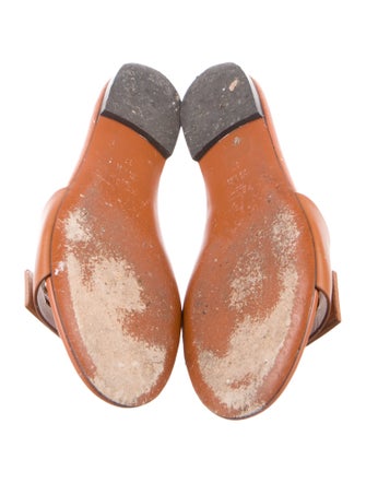 Fendi Zucca FF Logo Leather Slides