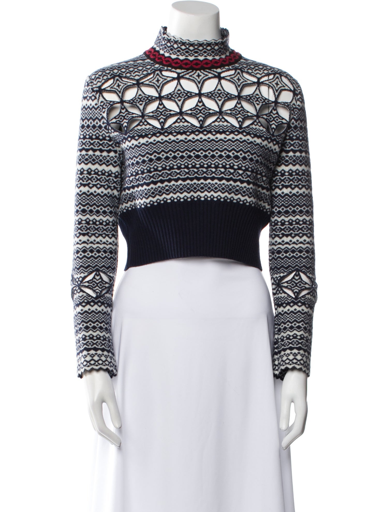 Fendi Wool Striped Sweater