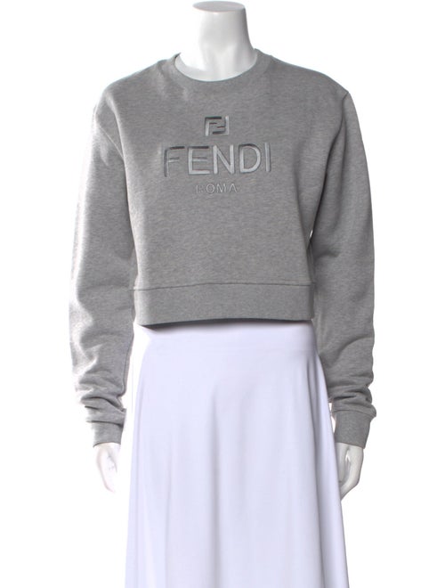 Fendi Graphic Print Crew Neck Sweater