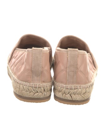 Fendi Zucca FF Logo Leather Espadrilles