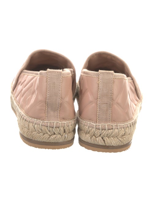 Fendi Zucca FF Logo Leather Espadrilles