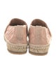 Fendi Zucca FF Logo Leather Espadrilles