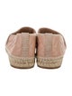 Fendi Zucca FF Logo Leather Espadrilles