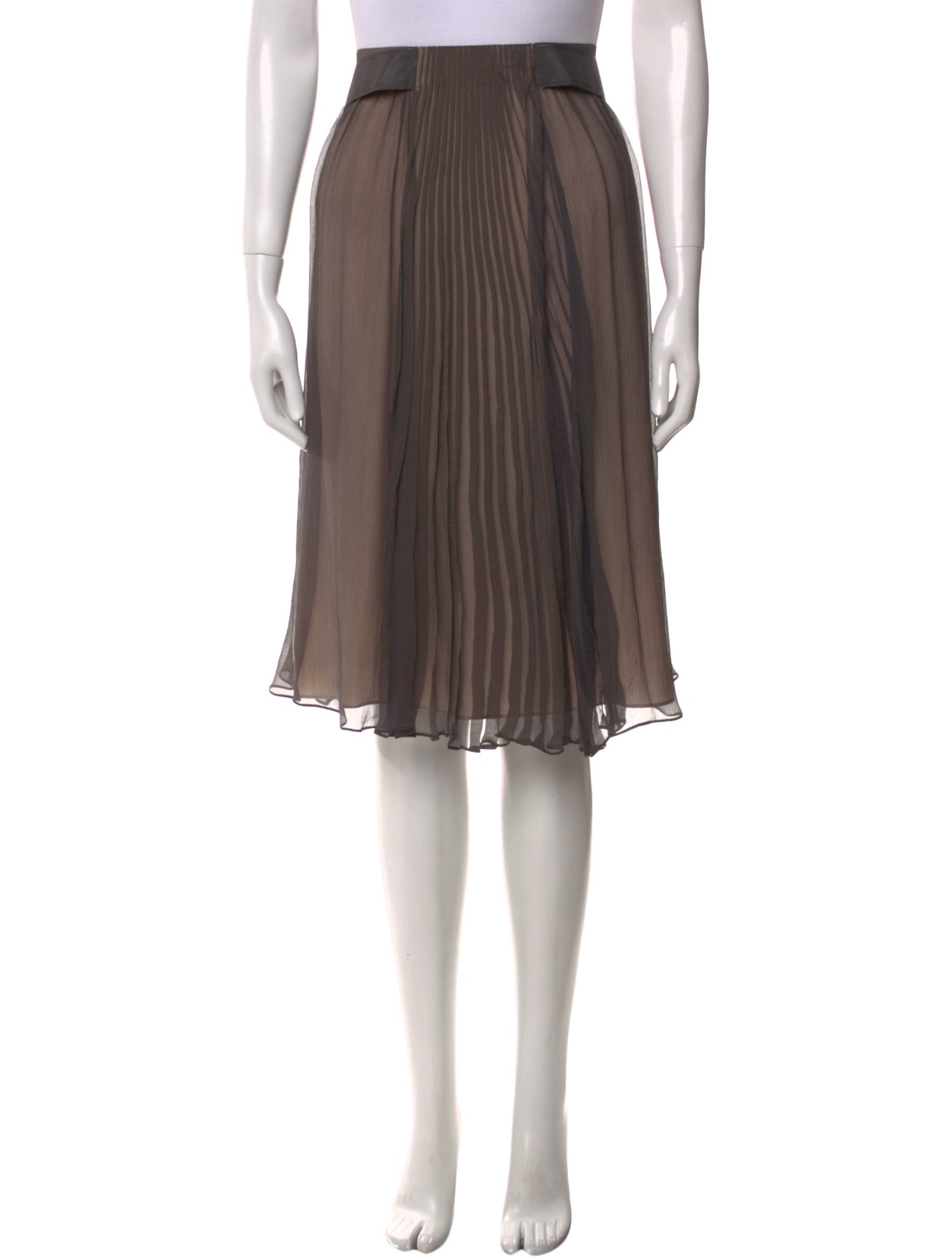 Fendi Silk Midi Length Skirt w/ Tags