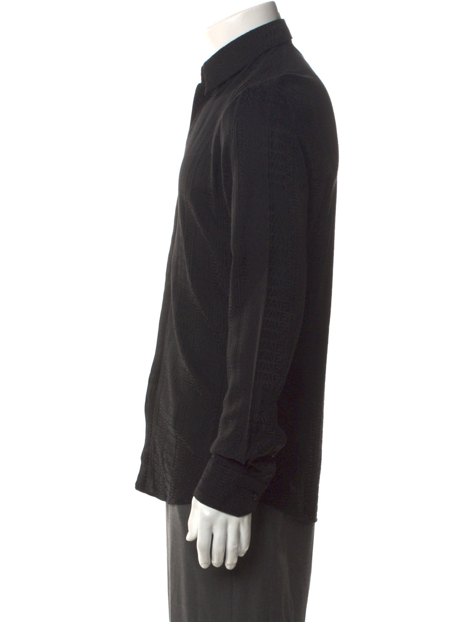 Fendi Zucca FF Logo Long Sleeve Shirt