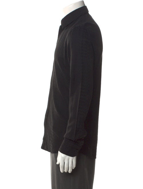 Fendi Zucca FF Logo Long Sleeve Shirt