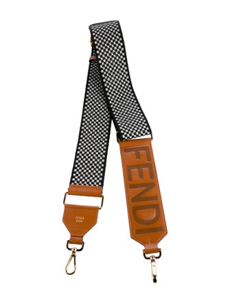 Fendi Pattern Print Fabric Bag Strap
