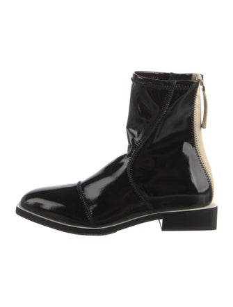 Fendi Patent Leather Chelsea Boots