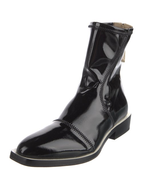 Fendi Patent Leather Chelsea Boots