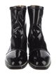 Fendi Patent Leather Chelsea Boots