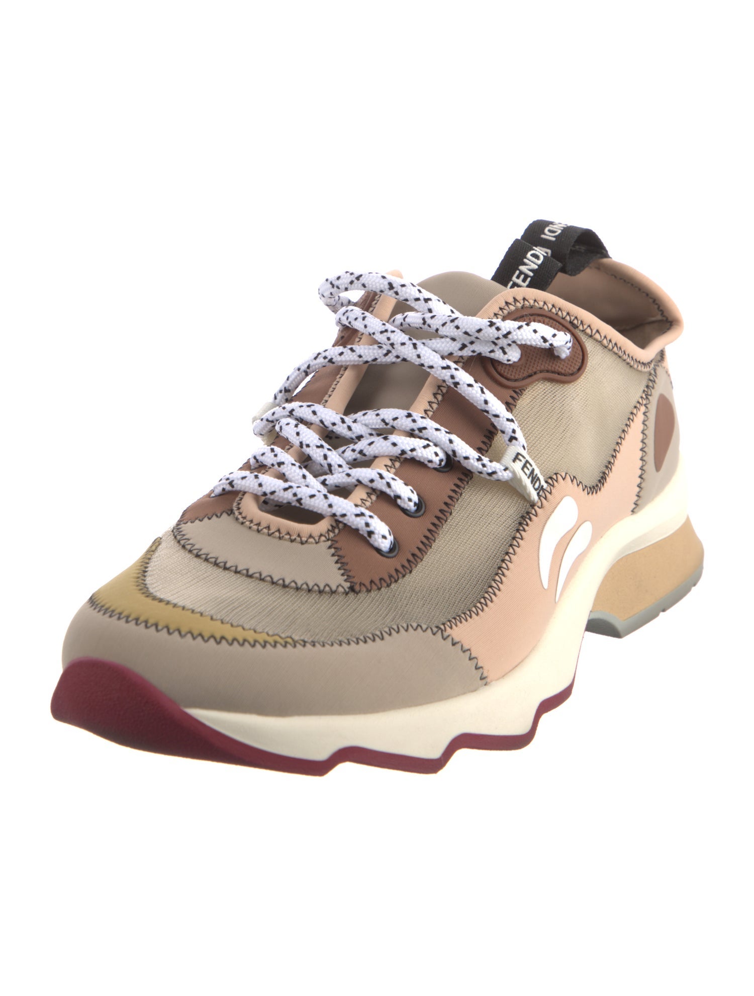 Fendi Mesh Printed Chunky Sneakers