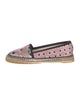 Fendi Monsters Motif Grosgrain Trim Espadrille Sneakers