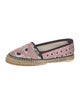 Fendi Monsters Motif Grosgrain Trim Espadrille Sneakers