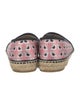 Fendi Monsters Motif Grosgrain Trim Espadrille Sneakers