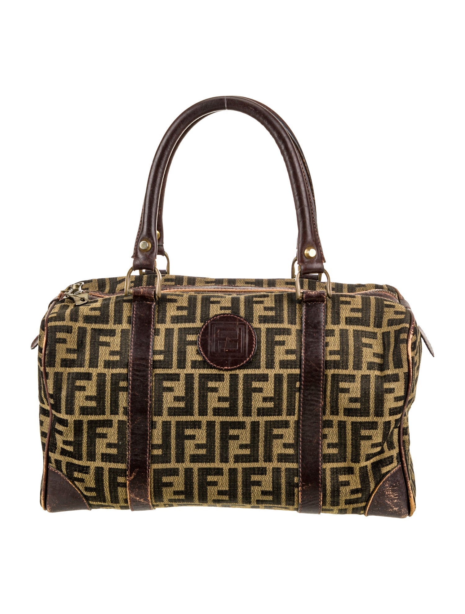 Fendi Zucca FF Boston Vintage