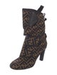 Fendi Zucca FF Logo Neoprene Boots