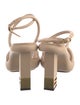 Fendi Zucca FF Logo Leather Sandals