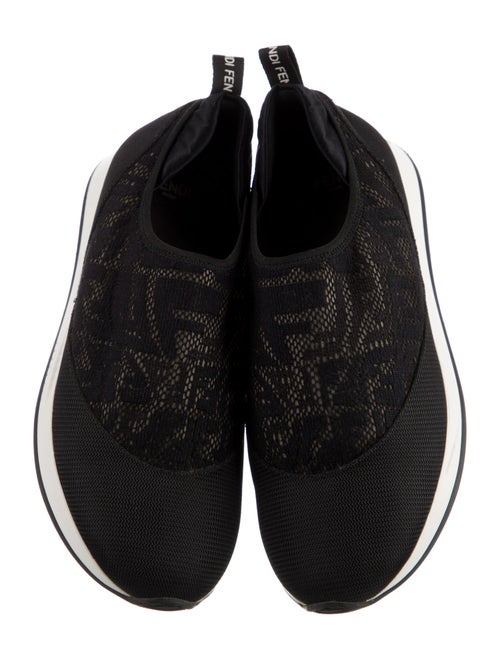 Fendi Zucca FF Logo Lace Sneakers