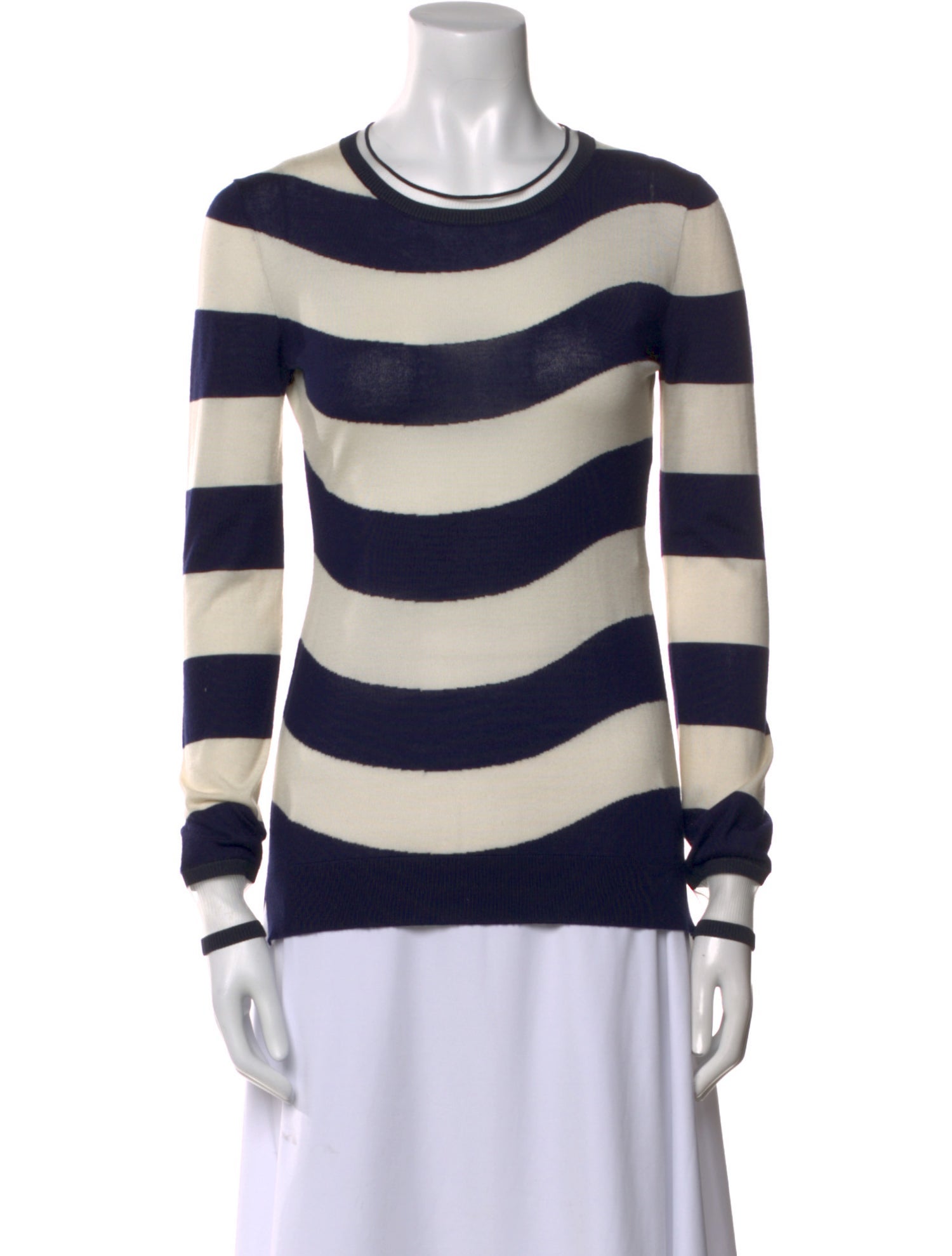 Fendi Cashmere Striped Sweatshirt
