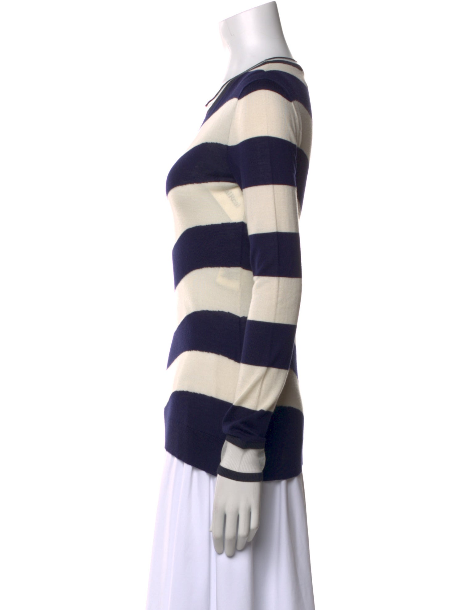 Fendi Cashmere Striped Sweatshirt