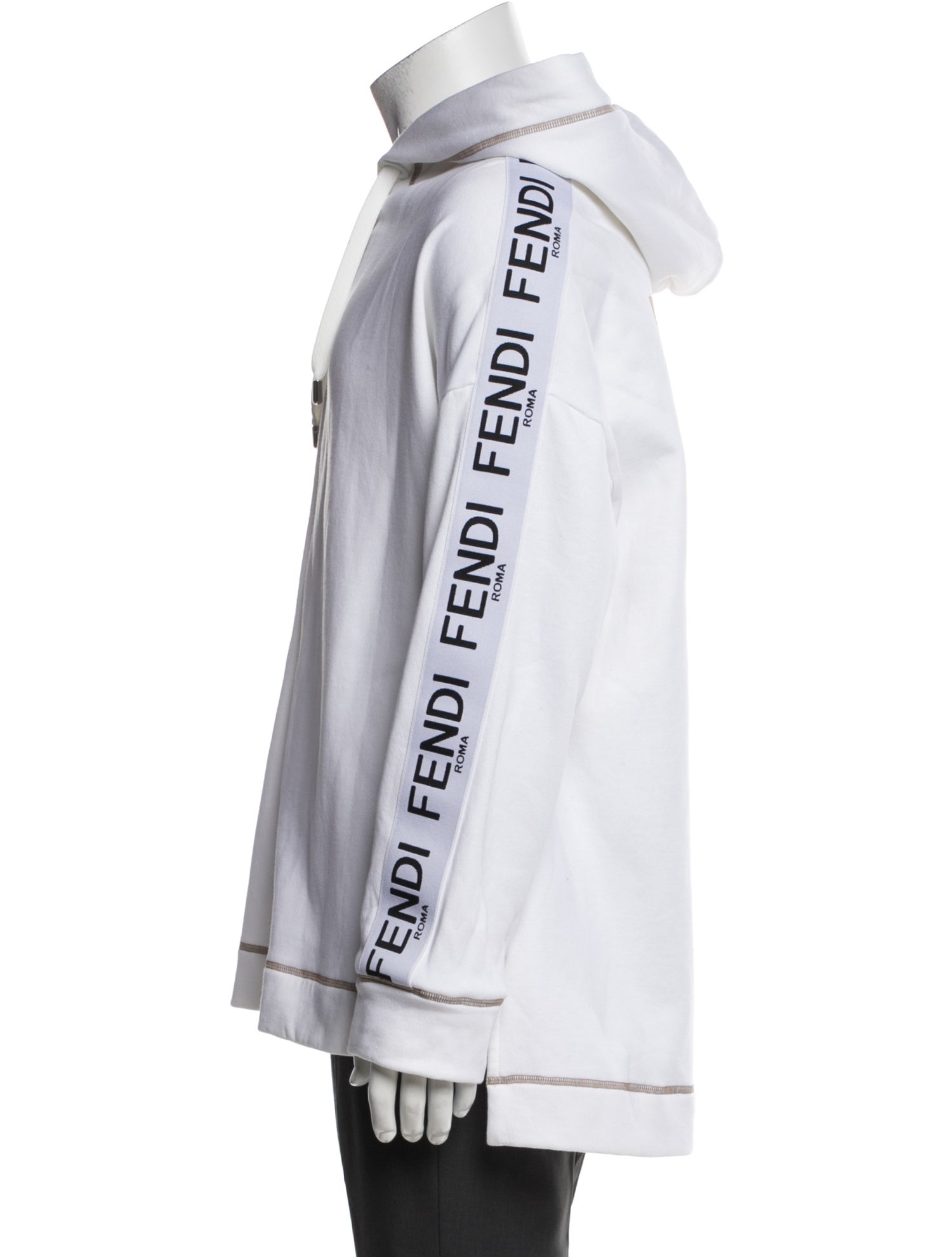 Fendi Graphic Print Crew Neck Hoodie