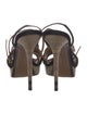 Fendi Suede Bow Accents Sandals