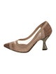 Fendi Zucca FF Logo Mesh Pumps
