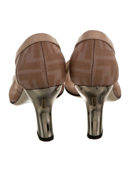 Fendi Zucca FF Logo Mesh Pumps