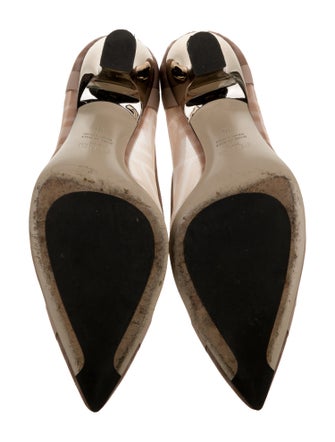 Fendi Zucca FF Logo Mesh Pumps