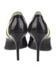 Fendi Patent Leather Colorblock Pattern Pumps