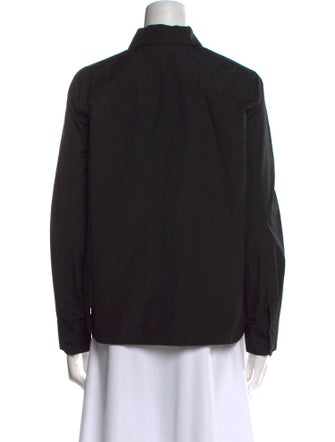 Fendi Long Sleeve Button-Up Top