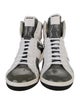 Fendi Patent Leather Colorblock Pattern Sneakers