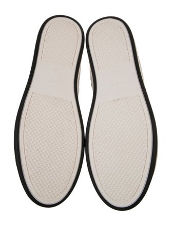 Fendi Patent Leather Colorblock Pattern Sneakers