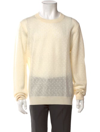 Fendi Wool Crew Neck Pullover