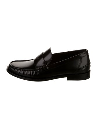 Fendi Leather Dress Loafers