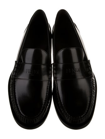 Fendi Leather Dress Loafers