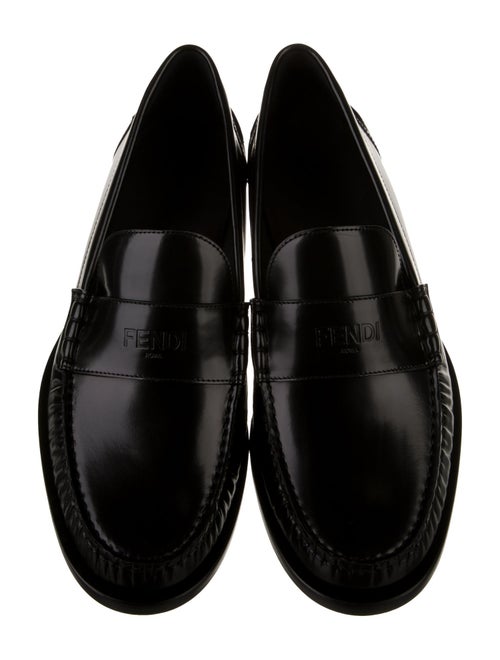 Fendi Leather Dress Loafers