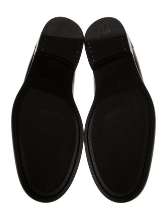 Fendi Leather Dress Loafers