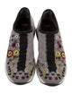 Fendi Floral Print Embroidered Accent Sneakers