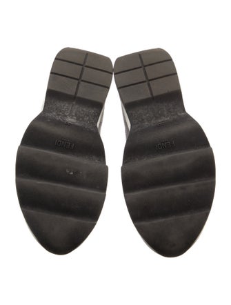 Fendi Floral Print Embroidered Accent Sneakers