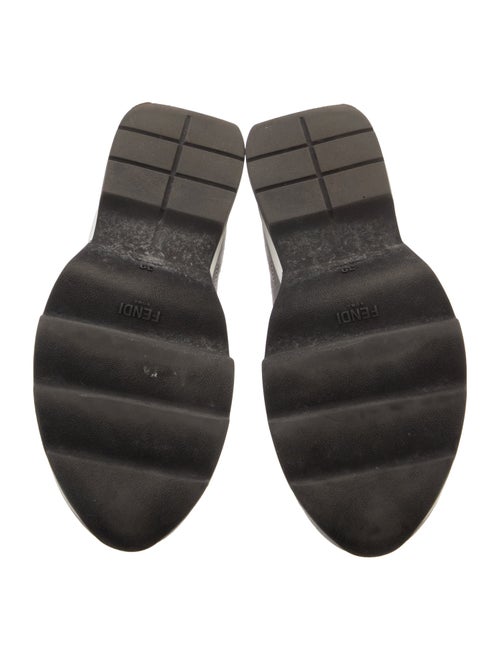 Fendi Floral Print Embroidered Accent Sneakers