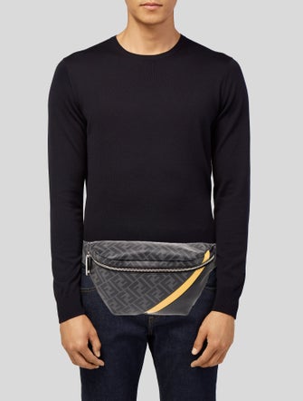 Fendi Zucca FF Diagonal Belt Bag
