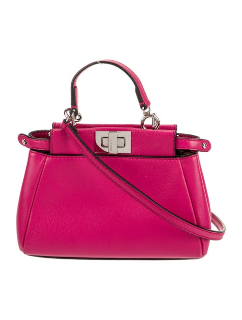 Fendi Leather Peekaboo Micro
