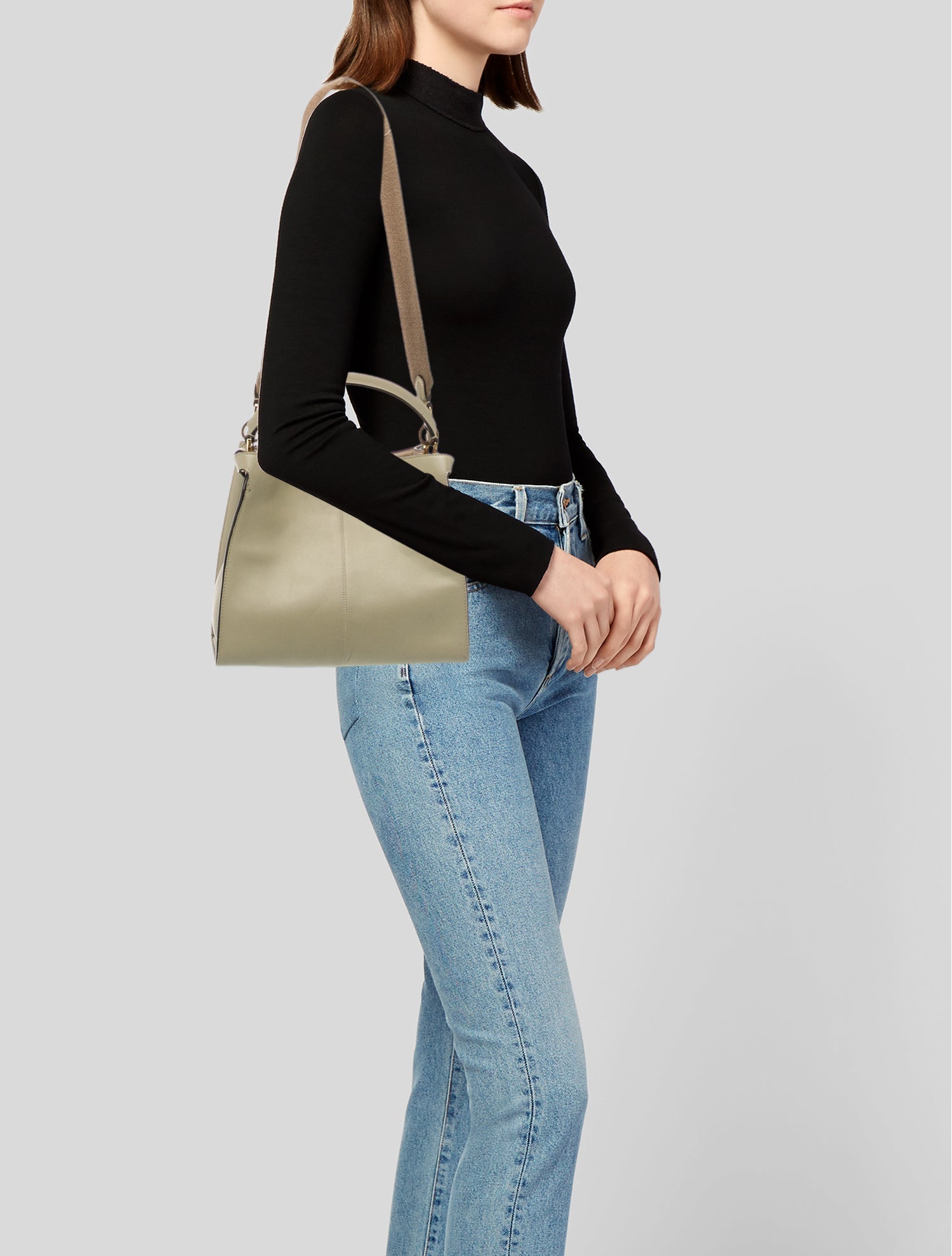 Fendi Leather Peekaboo X-Lite Medium