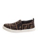 Fendi Girls' FF Logo Slip On Sneakers