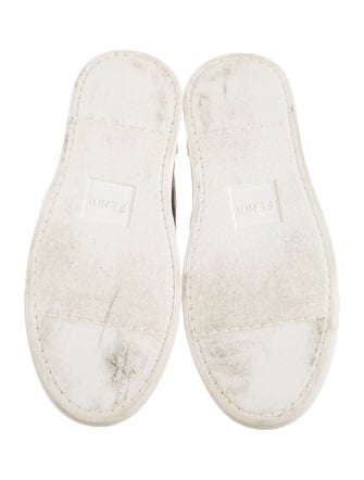 Fendi Girls' FF Logo Slip On Sneakers