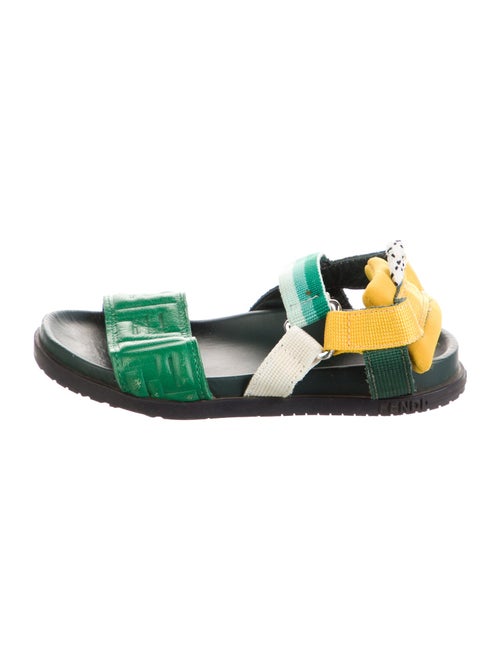 Fendi Girls' Leather Strap Sandals