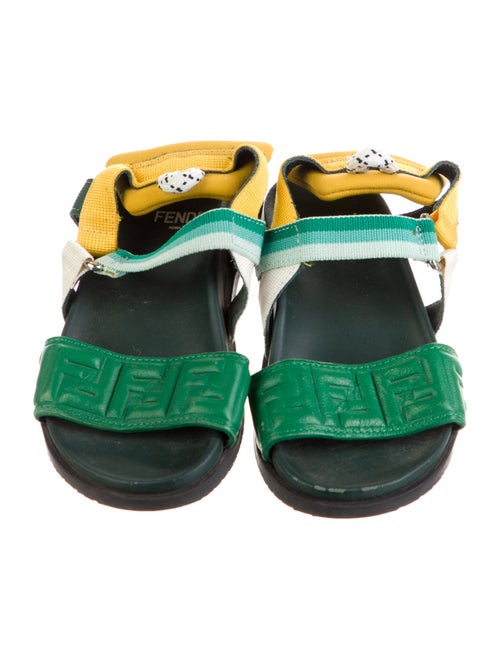 Fendi Girls' Leather Strap Sandals