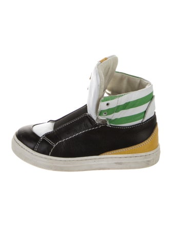 Fendi Boys' High Top Slip On Sneakers